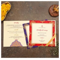Wedding Card – 4055 | Fully Customized | Indian Wedding Card