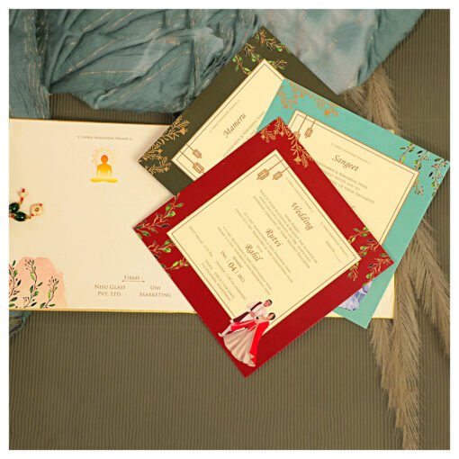Wedding Card – 4096 | Fully Customized | Indian Wedding Card