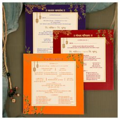 Wedding Card – 4100 | Fully Customized | Indian Wedding Card