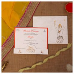 Wedding Card – 4107 | Fully Customized | Indian Wedding Card