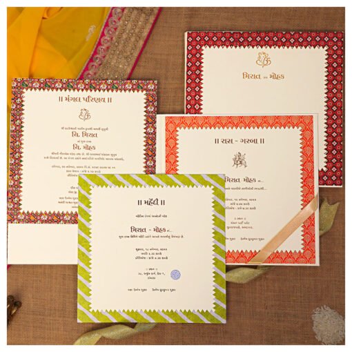 Wedding Card – 4119 | Fully Customized | Indian Wedding Card