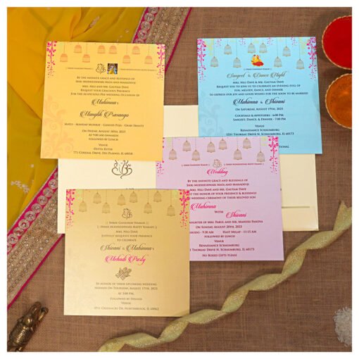 Wedding Card – 4110 | Fully Customized | Indian Wedding Card