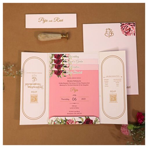 Wedding Card – 4030 | Fully Customized | Indian Wedding Card