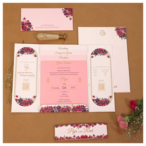 Wedding Card – 4033 | Fully Customized | Indian Wedding Card