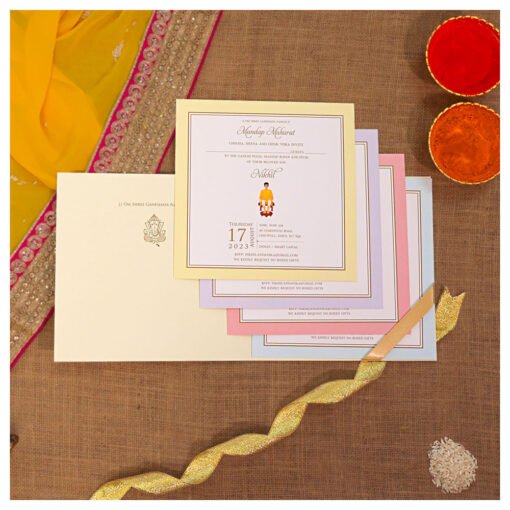 Wedding Card – 4118 | Fully Customized | Indian Wedding Card