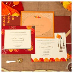 Wedding Card – 4003 | Fully Customized | Indian Wedding Card