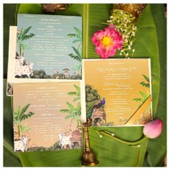 Wedding Card – 4076 | Fully Customized | Indian Wedding Card