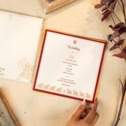 Alternative view of Indian Wedding Card - 20312 | Premium Wedding Invitation Cards