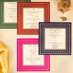 Alternative view of Indian Wedding Card - 20313 | Premium Wedding Invitation Cards