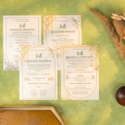 Alternative view of Indian Wedding Card - 20320 | Premium Wedding Invitation Cards