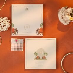 Indian Wedding Card - 20335 | Premium Wedding Invitation Cards