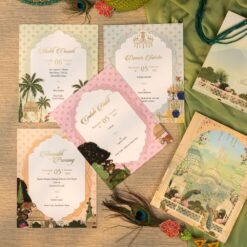 Alternative view of Indian Wedding Card - 20304 | Premium Wedding Invitation Cards