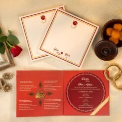 Alternative view of Indian Wedding Card - 20308 | Premium Wedding Invitation Cards